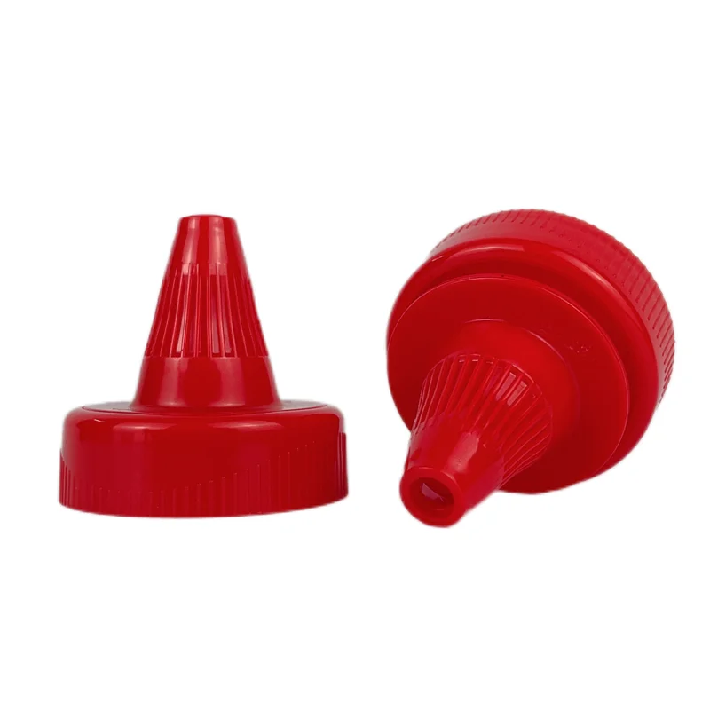38mm Size Plastic Sauce Ketchup Twist Top Bottle Cap Plastic Screw Top Easy Open Lid for Squeeze Bottle