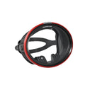 Factory Hot Selling Oval Frameless Diving Snorkeling Mask Tempered Glass Lenses 180 Wide View Top Grade Rubber Strap Adult DIVE