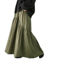 Wholesale Vintage Loose Black Long Skirt for Women Casual High Waist A-Line Maxi Skirts for Women Long