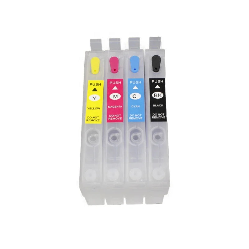 T812 T812XL 802 No Chip Refillable Ink Cartridge Without Chip Compatible for Epson Workforce WF-7820 WF-7840 EC-C7000 Printer
