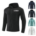 Dropshipping Quick Dry Custom Logo Made Lightweight Comfortable Running Jacket Outdoors Training Sport Jacket for Men