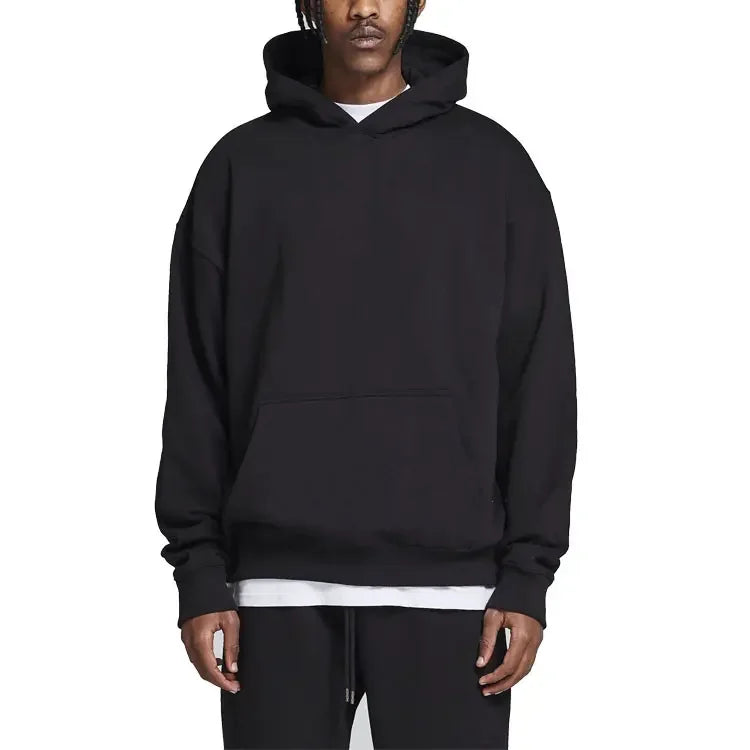Custom Low Moq Baggy Hoodie 100% Cotton Logo Overweight Sweatshirt Hoodies Unisex Letter 3D Embossed Hoodie