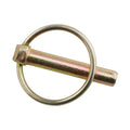Din11023 4mm 6mm 8mm 10mm O Shape Yellow Zinc Plated Linch Pin Lynch Safety Lock Pin Product Manufacture in China