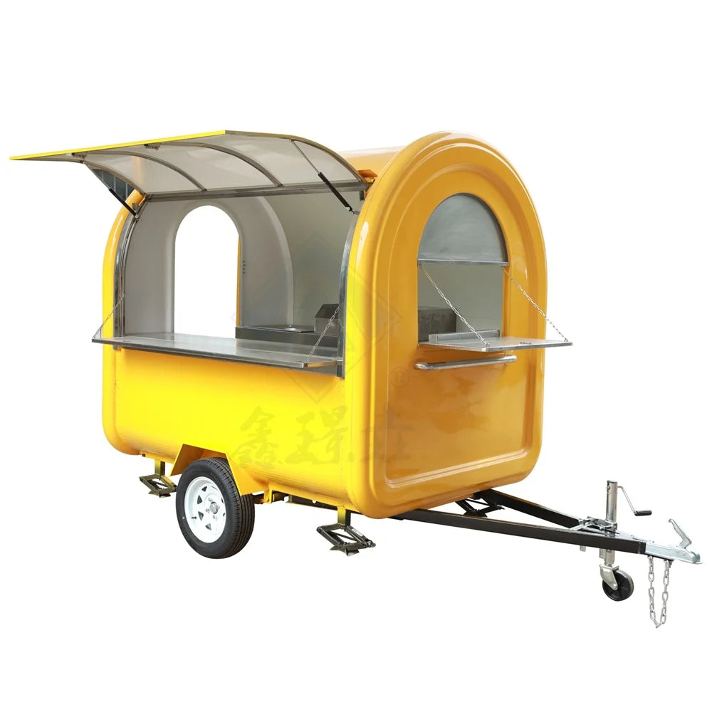 Customized Street Mobile Kitchen Ice Cream Kiosk Restaurant Fast Food Car