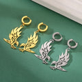 Myshape Eagle Dangle Earrings Women Stainless Steel Gold Color Cool Animal Jewelry Birthday Gift Wholesale