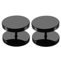 Dumbbell Earrings for Men Punk Style Titanium Stainless Steel Earrings Simple Round Ear Jewelry Accessories Wholesa