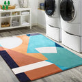 Abstract Geometry Style Design Large Soft Livingroom Carpet Area Rug for Home Decor