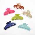 YHJ Hot Sale Hair Claw Fashionable Solid Color Acetate Hair Claw Custom Hair Claw for Women
