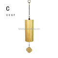 Bamboo Wooden Memorial Wind Chimes for Outdoor Garden Patio Home Decoration Meditation Relaxation Chord G-B-D-C-A-E-F