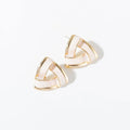 AA00188 Fashion Hot Selling New Fashion S925 Silver Needle Geometric Triangle Stud Earrings for Women