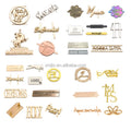 Zinc Alloy Engraved Bag Metal logo Tag Custom Metal Label Name Plate for Handbag Luggage