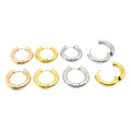 50pcs/bag Stainless Steel Jewelry Findings Earring Wire Many Sizes Minimalist Hoop Earring Loops for DIY Earring Jewelry Making