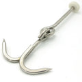 Customized Various Sizes Stainless Steel Gravity Hooks Plain Finish for Industrial Meat Hanging