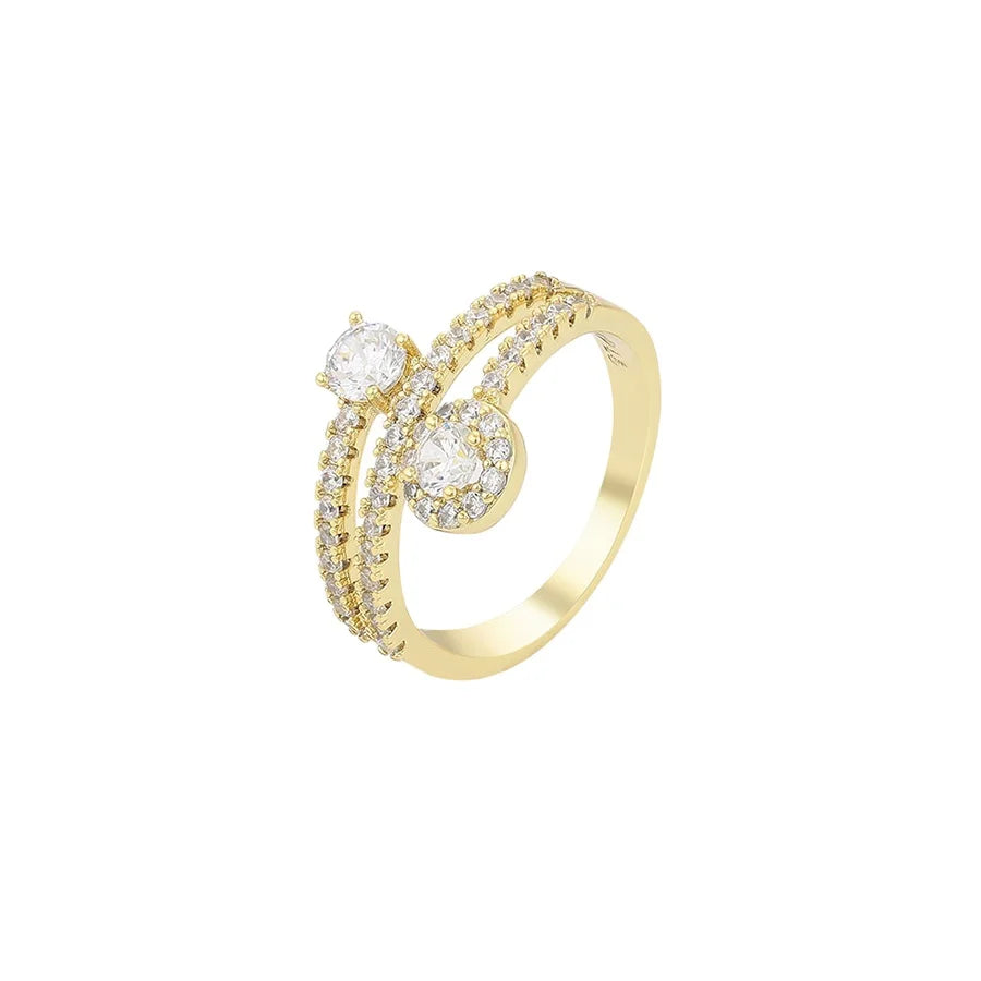X000708589 Xuping Jewelry Fashion Christmas Ring 14K Gold Color Women Environmental Copper Romantic Sweet Ring