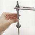 Solar Roof Mount Solar Hanger Bolt With Adapter Pv Mounting Systems Solar Panel Structure Solar Panel Mount System
