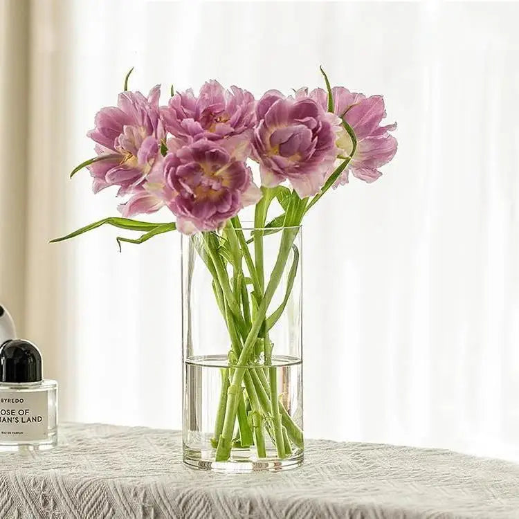 Glass Cylinder Vases Decorative Centerpieces for Home or Wedding