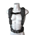 MELOTOUGH Customized Tactical Outdoor H-Harness Black Duty Belt Suspenders for Hunting