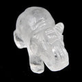 Huiying New Wholesale 2 Inch Natural Crystal Hand Made Elephants Clear Quartz Handmade Gemstone Carved Out to Buy Natural Crystal Hand Made Elephants for Feng Shu