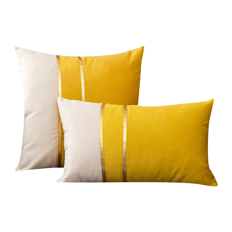 Hot Selling Splicing Luxury Velvet Geometric Tufting Eco-Friendly Vintage Pillow Cover 30x50cm Home Sofa Decor Throw Pillow