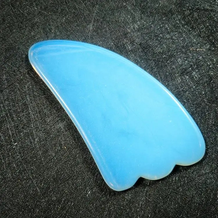 DIY New Shape Jade Gua Sha Tools Opal Gua Sha Professional Healing Stone Facial Skincare Guasha Boards Opal Guasha