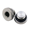 M5 M6 M8 M10 G1/4 G3/8 Stainless Steel Hex Socket Pipe Plugs Black Oxide Finish Hydraulic Screw Plug O-Ring Metric Measurement