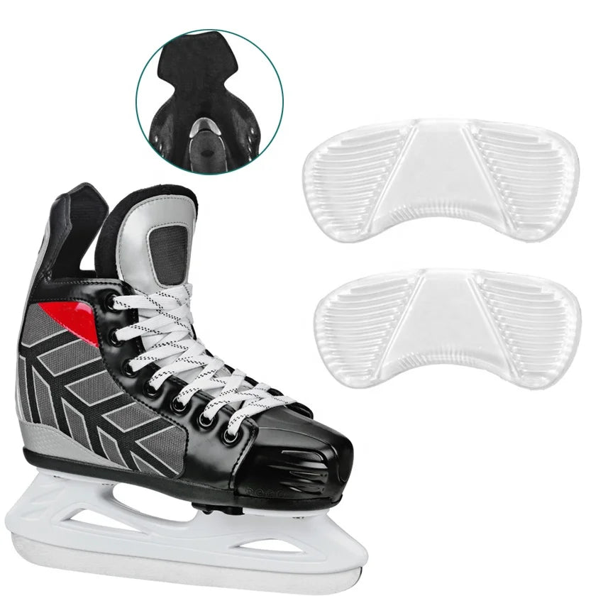 Skate Gel PadAchilles PadHockey Heel Grips Liners Protector Heel Pads Cushion HA00412