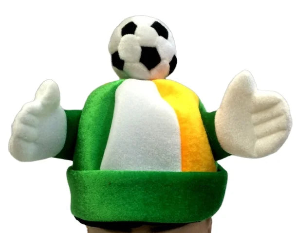 2022 Soccer Ball Shape Fan Football Hat Promotional Party Supplies for Supporters