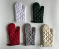 Custom Design Thickening Heat Resistant Polyester Oven Mitts with Breathable Cotton Lining Cooking & Grill Microwave Safe