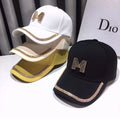 Sunproof Baseball Ladies Fashion Shiny Yupong Blank Vintage 6 Panel Black Snapback Hat Curved Brim Cap for Women
