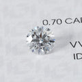 Starsgem Wholesale Lab Created Diamond  0.3ct to 0.7ct Round Cut Lab Diamond CVD Loose Diamond