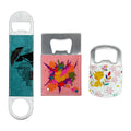RubySub Wholesale Sublimation Blank Zinc Alloy Bottle Opener With PU Leather