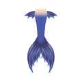 Teenager Adult and Child Mermaid Tail Swimsuit 2 Piece Set Print Crystal Spandex/Polyester