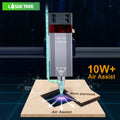 Laser Tree 10W Powerful Laser Engraving  Head with Air Assist TTL Blue Light Module Kit for Lazer Engraver & Cutter Machine