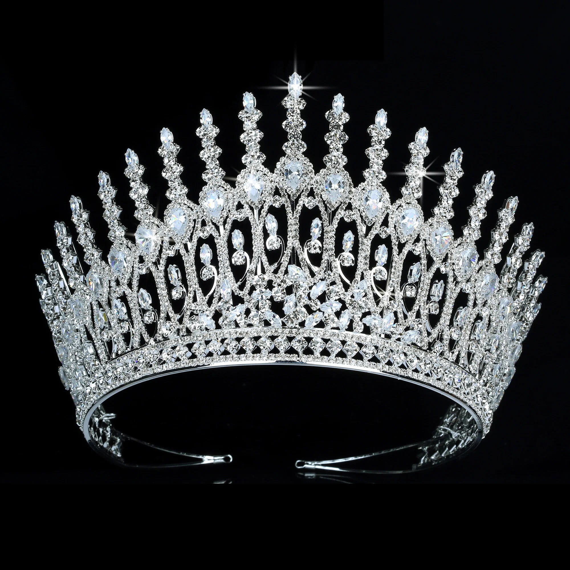 Echsio Bridal Tiara Classic New Fashion Design Bridal Hair Accessories Anniversary Wedding Women Crowns BC5340 Corona Princesa
