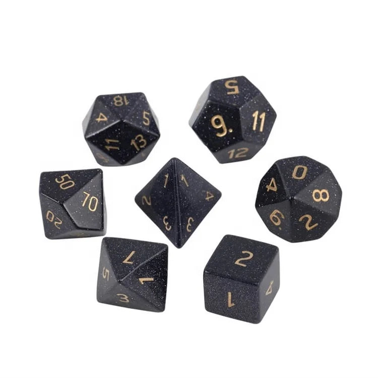 Factory Custom Perfect Synthetic Orchid Sandstone DnD Dice Set for Black Friday