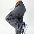 Women's Summer Wide Leg Cargo Pants High Waisted Breathable Loose Retro Casual Design for Hiking Work Charging Paper Bag Style