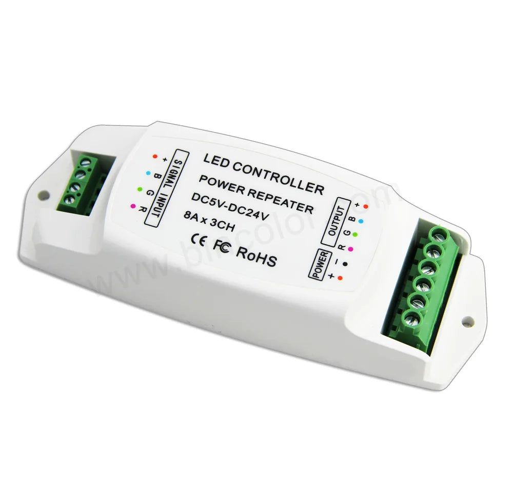 BC-960-8A Led Controller Amplifier DC 12V 24V Led Strip Rgb Amplifier