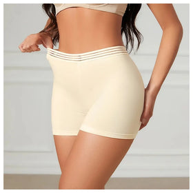 U471 Custom LOGO Wholesale Women Safety Shorts Mid Waist Underwear Ladies Seamless Panties Breathable Boxer Shorts
