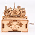 Stereo Jigsaw DIY Motorcycle Hand Music Box
