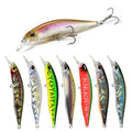 WEIHE 85mm 8g 8 Colors Artificial Lifelike Hard Minnow Lure ABS Plastic Fishing Lure Suspending Swimbait