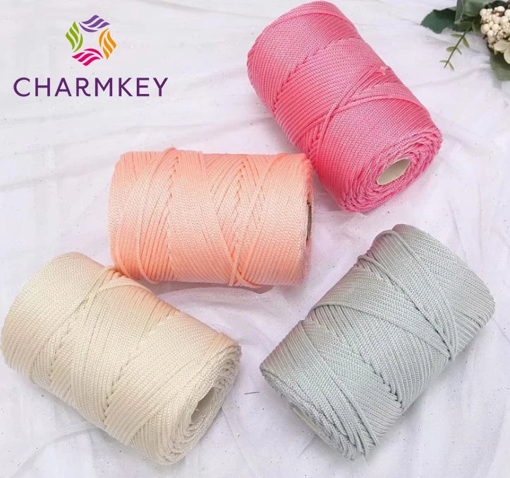 Wholesale Polypropylene Yarn PP Yarn Crochet Summer Hollow Thread Hand Knitting Crochet Hat Bag