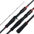 Spot Wholesale Carbon Fiber Fishing Rod 1.8m 2.1m 2.4m 2.7m Saltwater Sea Bass Travel Pole Spinning/casting Fishing Lure Rod