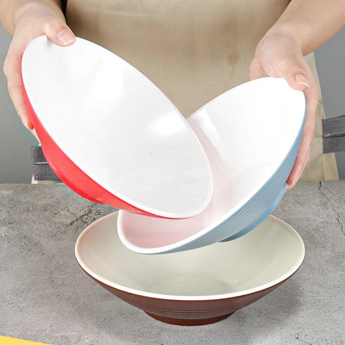 Nordic Design Colorful Melamine Ramen Bowl Miso Soup Bowls Pho Asian Bowls