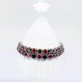 Color Customizable VVS 3mm-5mm Moissanite Iced Out Tennis Bracelet 925 Sterling Silver Sparkling Moissanite Tennis Chain