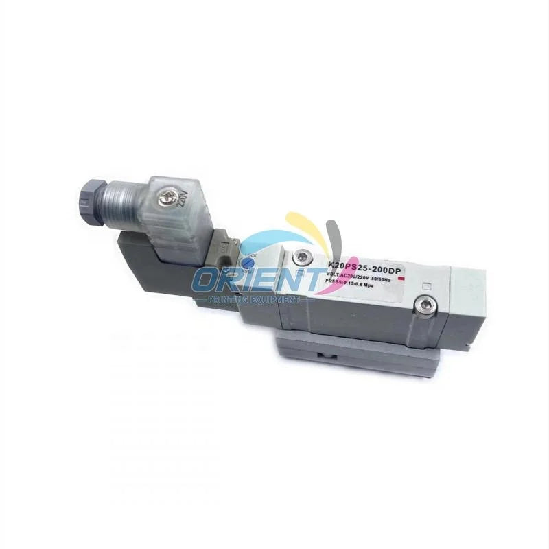 Best Quality AC200-220V 50Hz 60Hz 0.15-0.8Mpa K20PS25200DP K20PS25-200DP Solenoid Valve For Komori Printing Machine Spare Parts