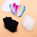Pair Bohemian-Style Women's Side Clip Hair Accessories White Multi-Feather Hairpin Pearl Hairclip Weddings Anniversaries Alloy