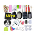 135Pcs Dessert CupCake Set for Wedding Cake Decorating Tray Base Plate Cake Pans for Cake Tools Kitchen Scale Whisk Rolling Pin