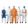 Type 5/6 New Design One Time Use Industrial Labor SF Protective Microporous Disposable Coverall Safety Suit