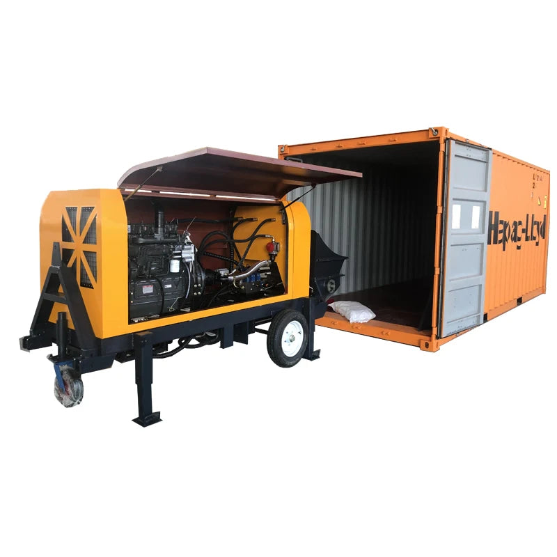 Diesel Portable Concrete Pump Machine Trailer Concrete Pumps for Sale Price
