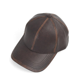 Autumn Winter Sports Men's Women's Retro PU Leather Baseball Captain Hats Windproof Warm Duck Tongue Casual Sports Adult